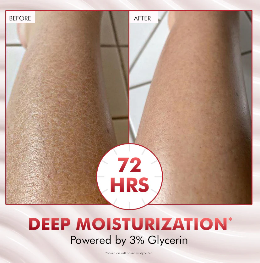 11% AHA BHA Strawberry Body Lotion for Skin Smoothening - Image 4