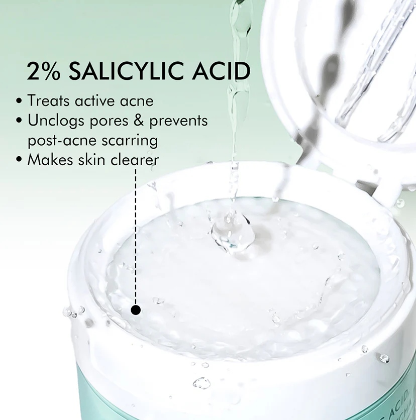 2% Salicylic Acid Serum-Acne Pads with Matcha Tea - 40 N - Image 3