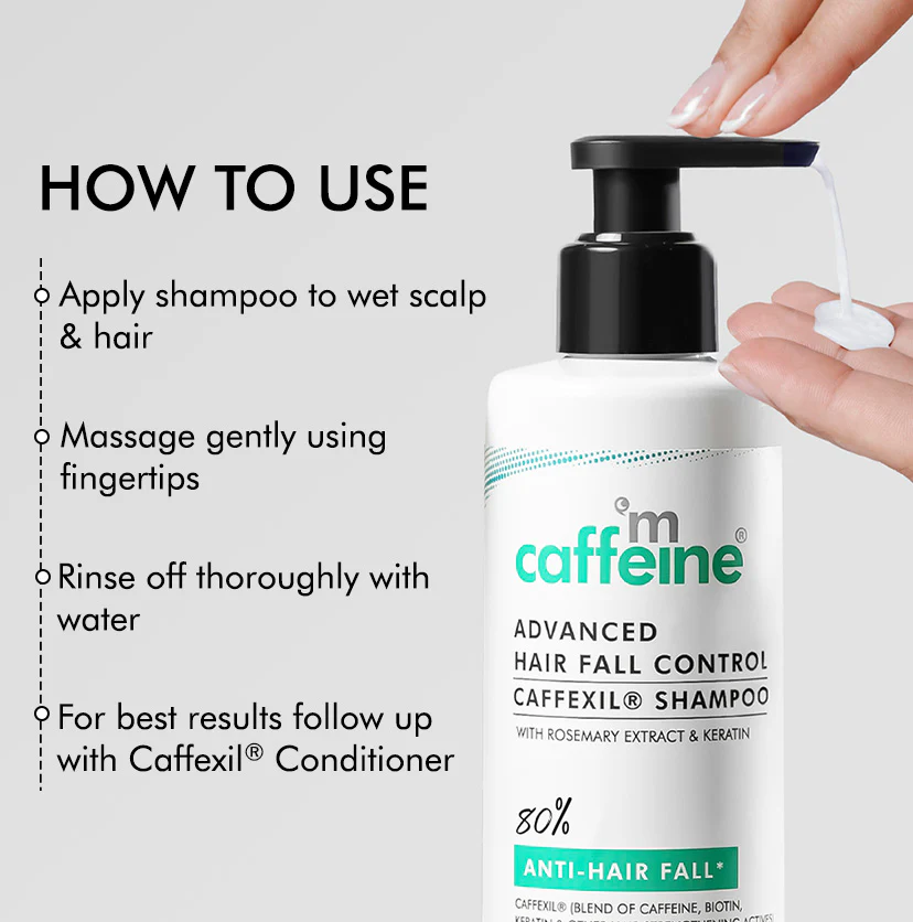 Advanced Hair Fall Control Caffexil® Shampoo with Rosemary-250 ML - Image 6