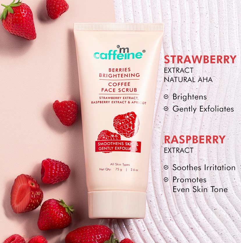 Berries Brightening Coffee Face Scrub - 75 gm - Image 4