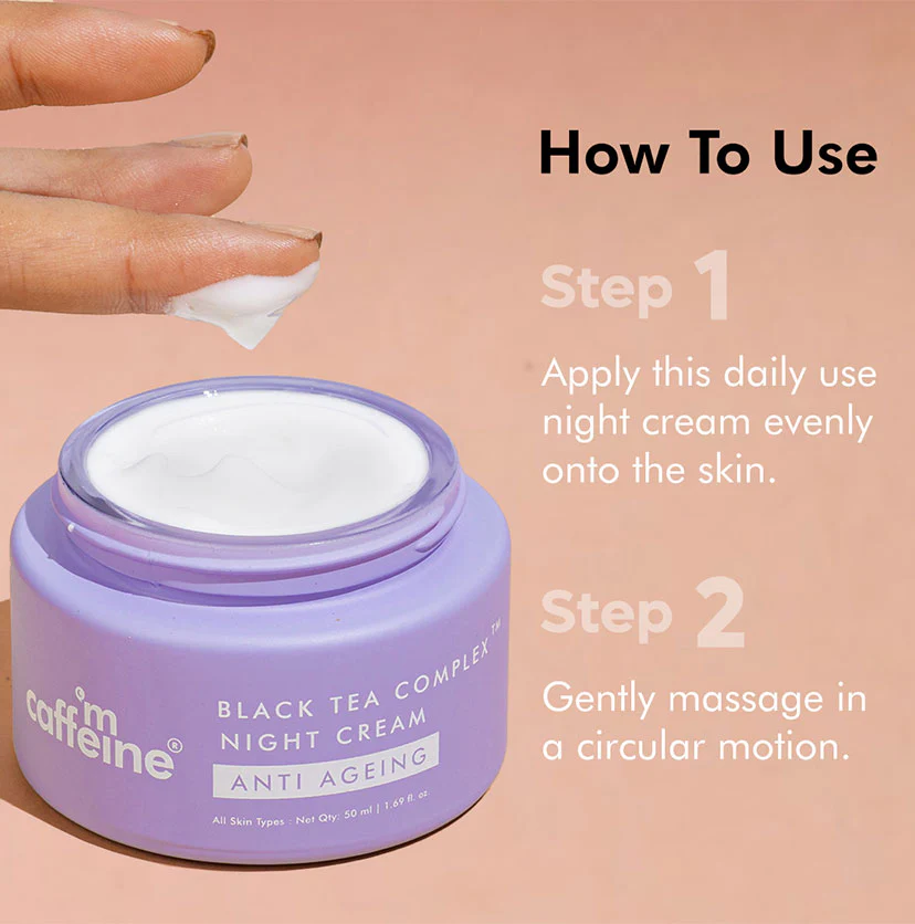 Anti-Ageing Night Cream with Black Tea Complex - 50 ml - Image 7