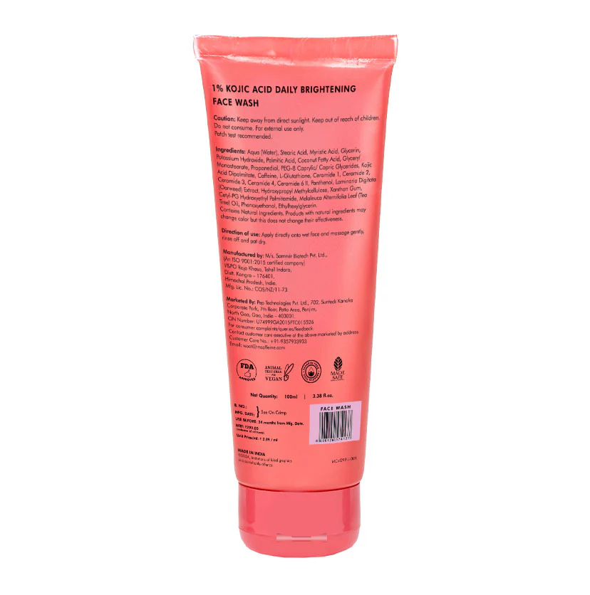 Brightening Face Wash - 1% Kojic Acid & Glutathione - Image 11