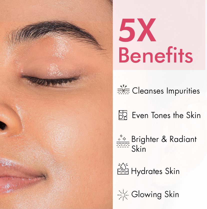 Brightening Face Wash - 1% Kojic Acid & Glutathione - Image 5