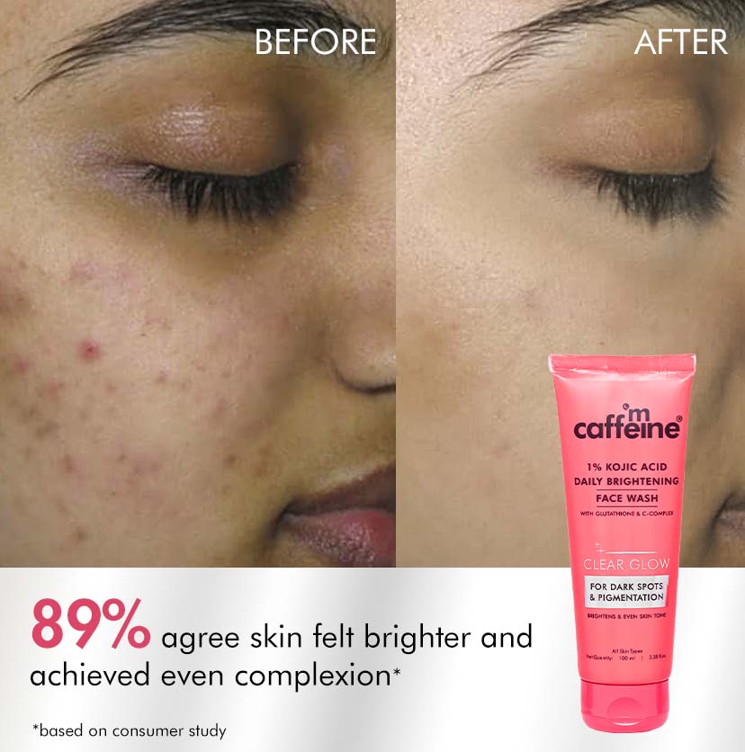 Brightening Face Wash - 1% Kojic Acid & Glutathione - Image 6