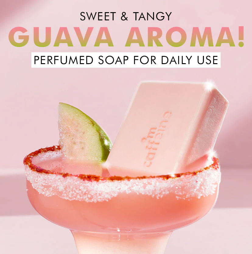 1% Kojic Acid & Glutathione Guava Fizz Soap - 300g (3x100g) - Image 5