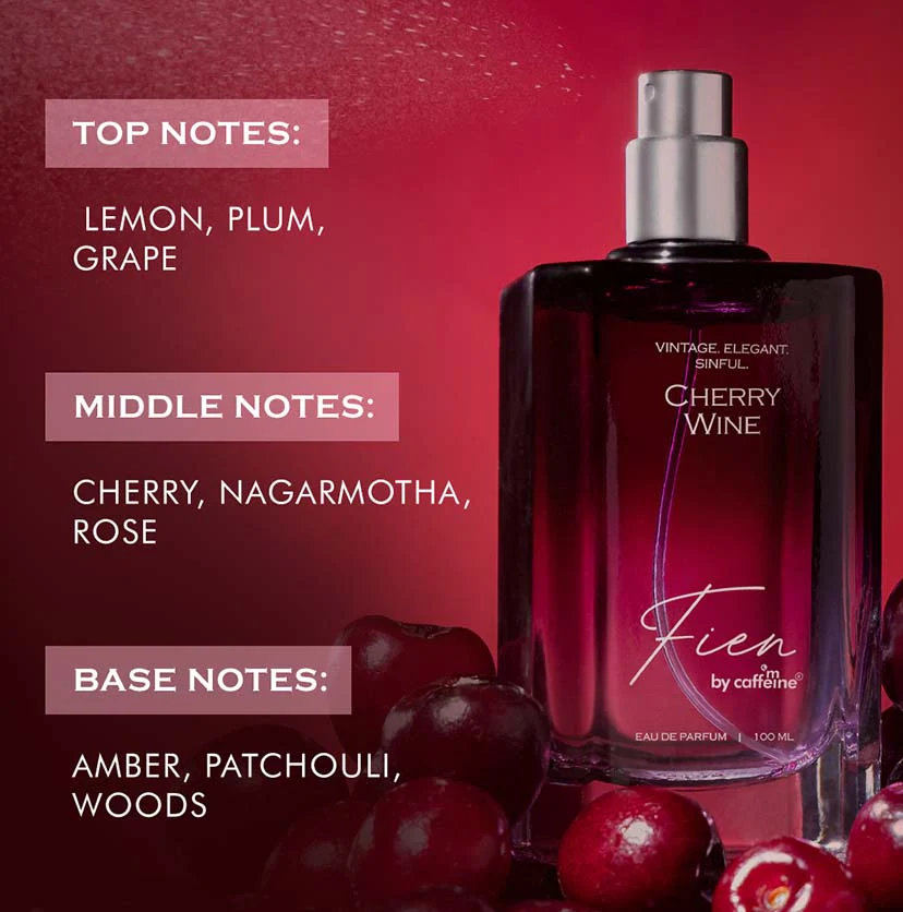 Cherry Wine Perfume for Women - Citrus Sweet - 100ml - Image 4