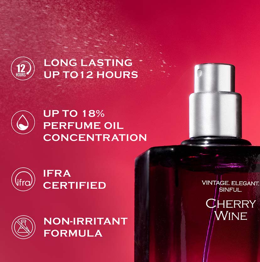 Cherry Wine Perfume for Women - Citrus Sweet - 100ml - Image 6