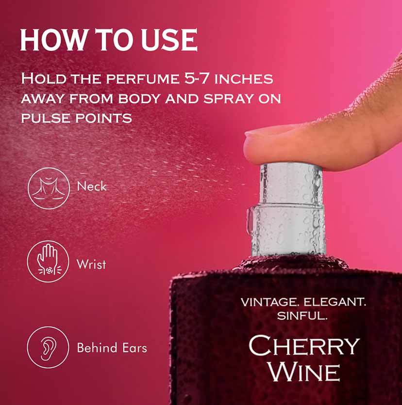 Cherry Wine Perfume for Women - Citrus Sweet - 100ml - Image 7