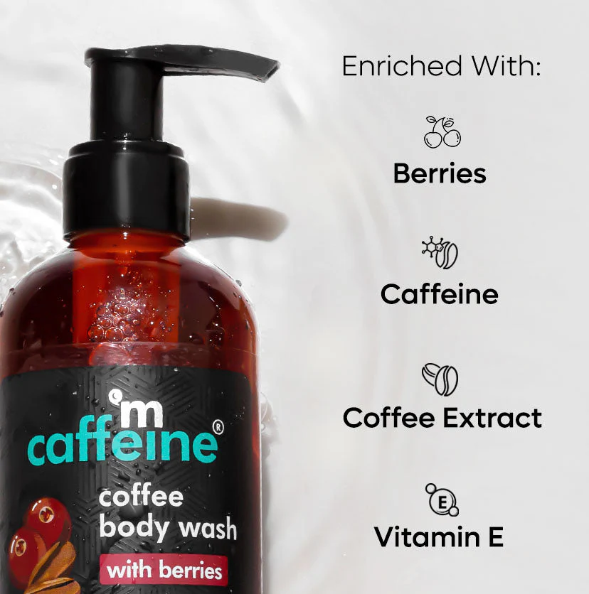 mCaffeine Coffee Body Wash with Berries - Pack of 3 - Image 6