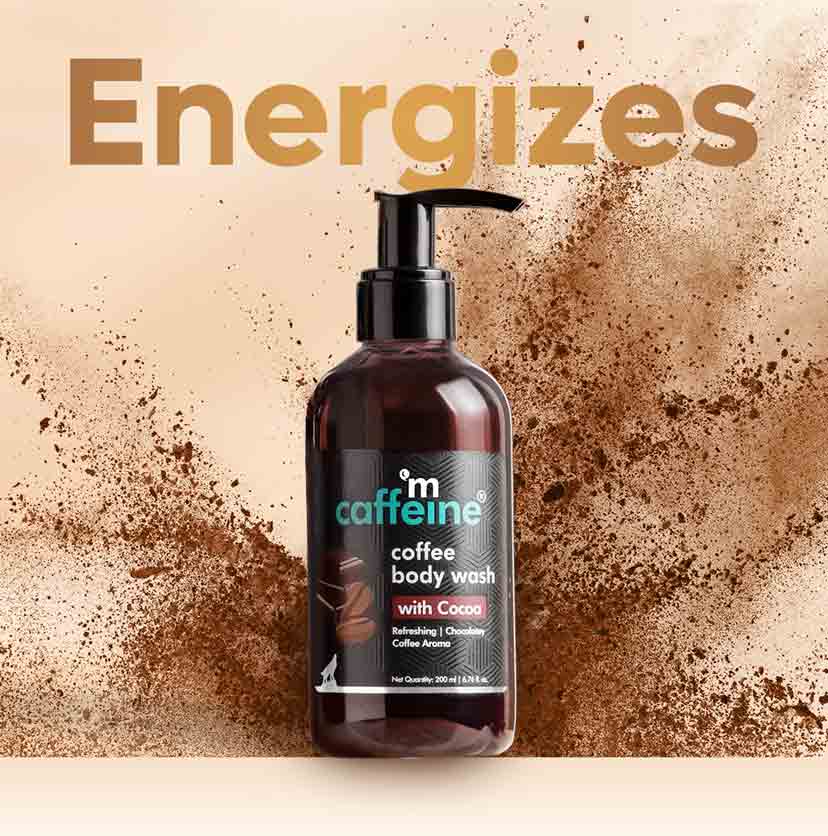 Coffee Body Wash with Cocoa for Energizing & De-Tan -200ml - Image 2