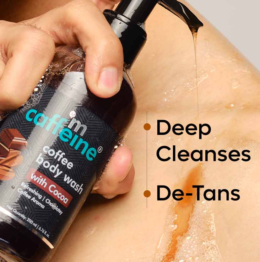 Coffee Body Wash with Cocoa for Energizing & De-Tan -200ml - Image 3