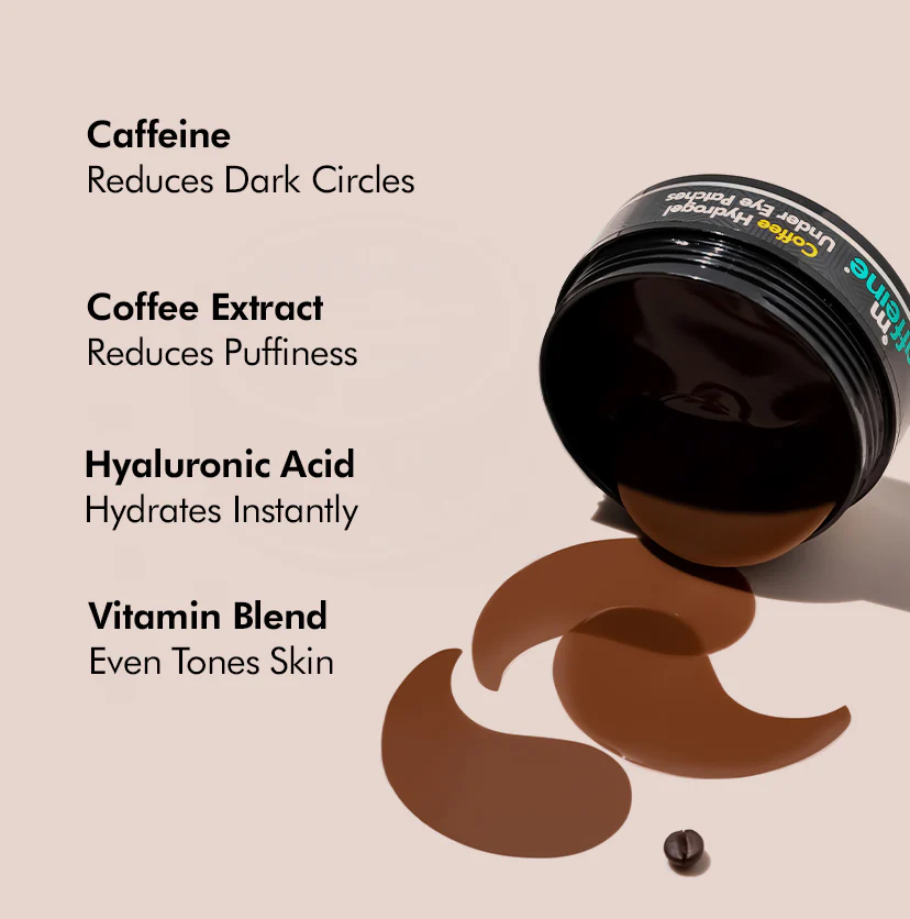 Coffee Hydrogel Under Eye Patches with Caffeine & HA - 15 Pairs - Image 5