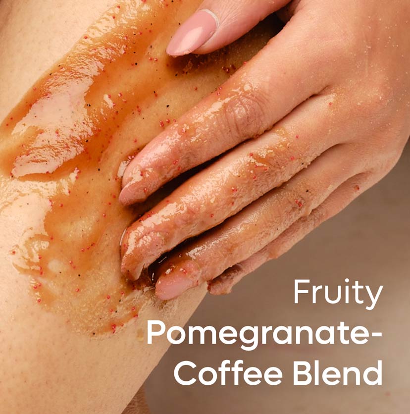Coffee Sugar Body Scrub with Pomegranate - 120 g - Image 3