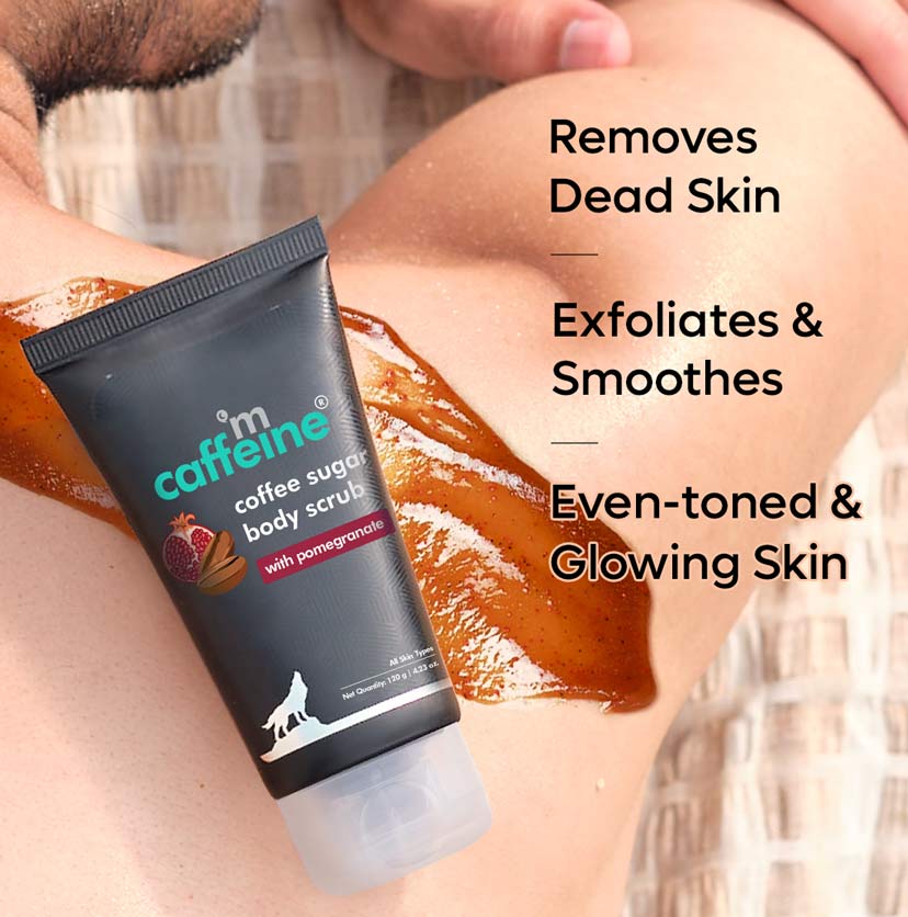 Coffee Sugar Body Scrub with Pomegranate - 120 g - Image 4