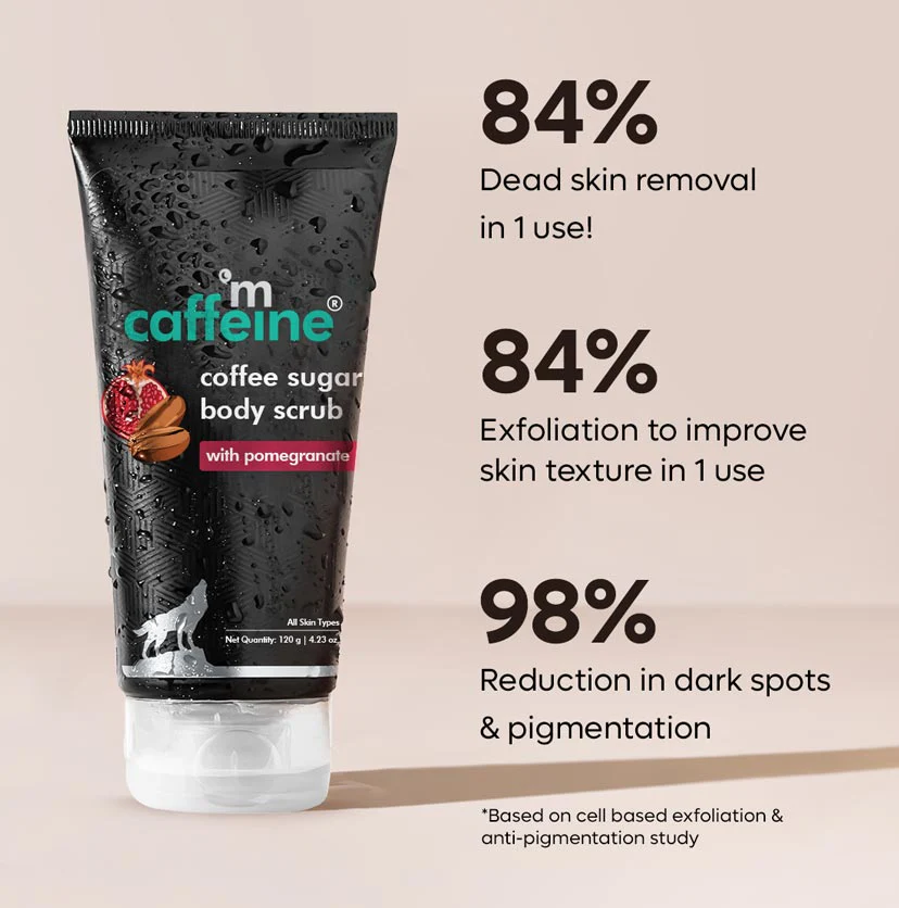 Coffee Sugar Body Scrub with Pomegranate - 120 g - Image 6