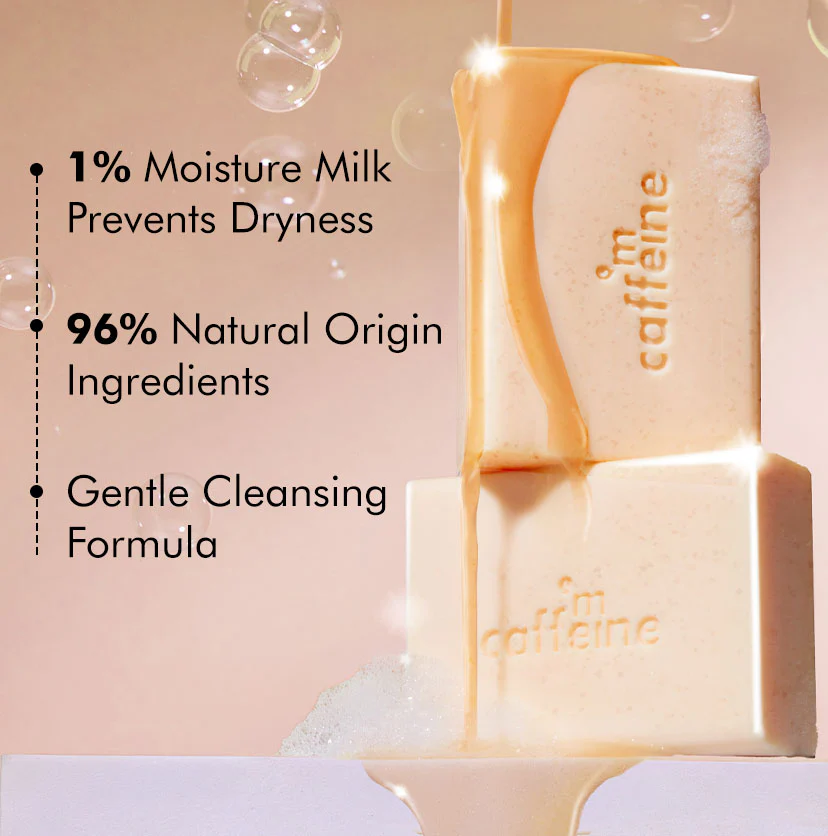 1% Salicylic & Lactic Acid Caramel Crunch Soap - 300g (3x100g) - Image 6