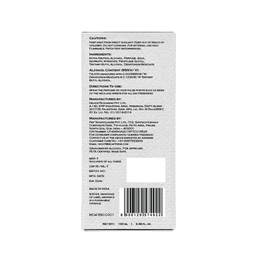 Fierce Perfume for Men - Citrusy Scent - 100ml - Image 10