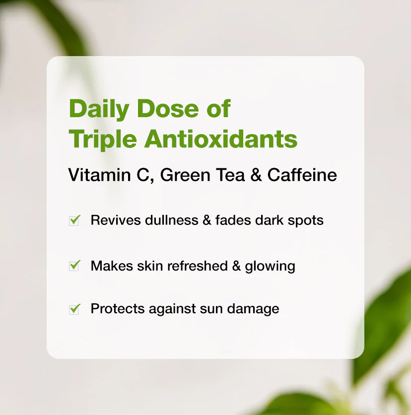 Green Tea & 15% Vitamin C Face Serum - 30 ml - Image 4