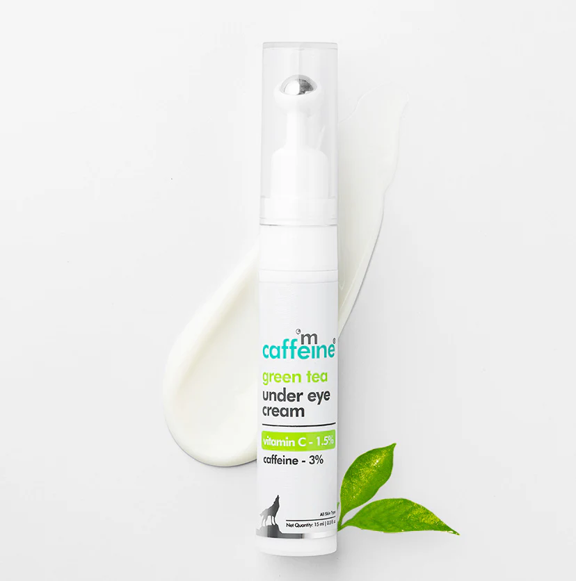 Green Tea Under Eye Cream with 3% Caffeine - 15 ml