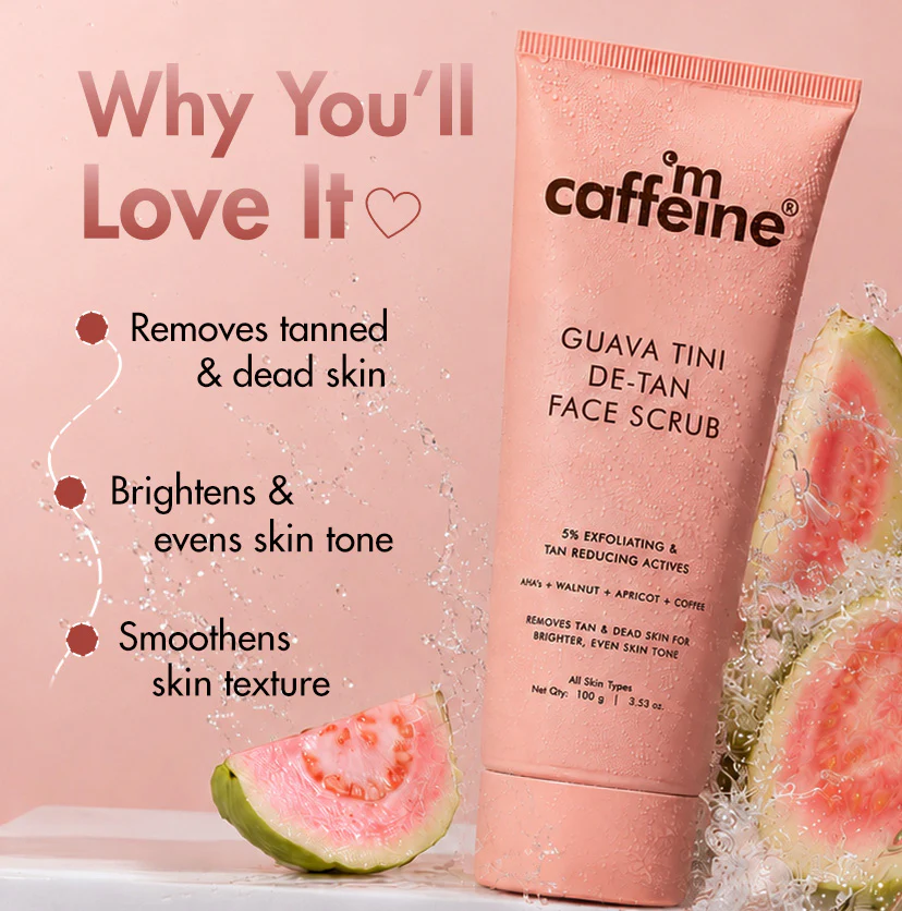 Guava Tini De-Tan Face Scrub - 100gm - Image 3