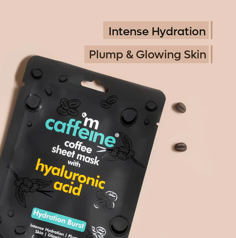 Hyaluronic Acid Coffee Sheet Mask for Hydration Burst - 20g - Image 3