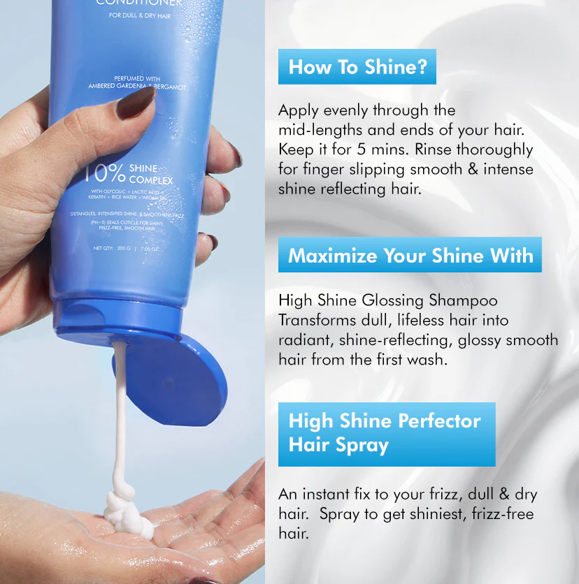 Shine Intensifier Glossy Hair Conditioner | 10% Shine Complex - Image 7