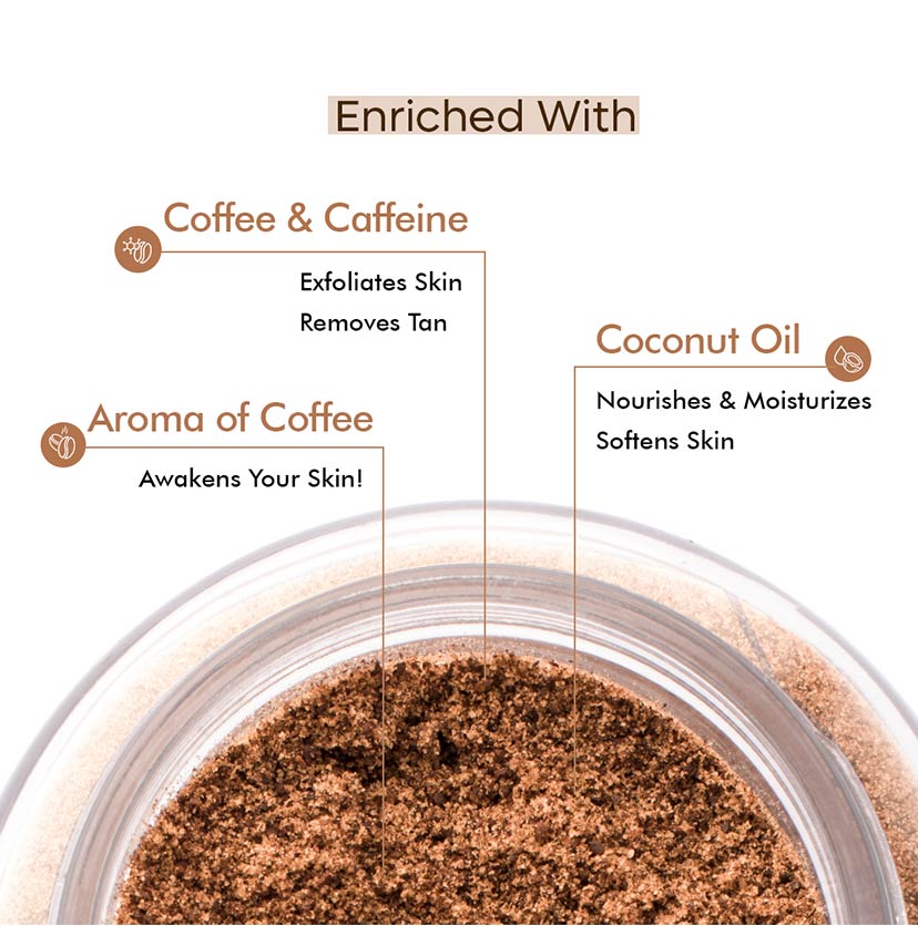 Naked & Raw Coffee Body Scrub - Set of 2 - Image 3