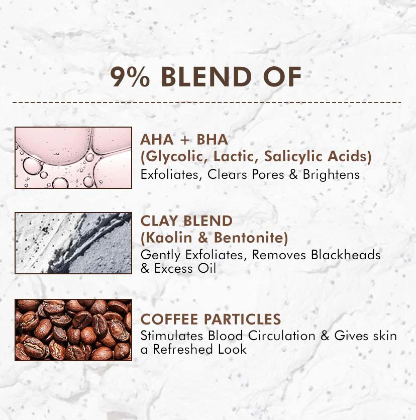 Pore Cleanse Coffee Cookie Detan Face Mask - 100gm - Image 3