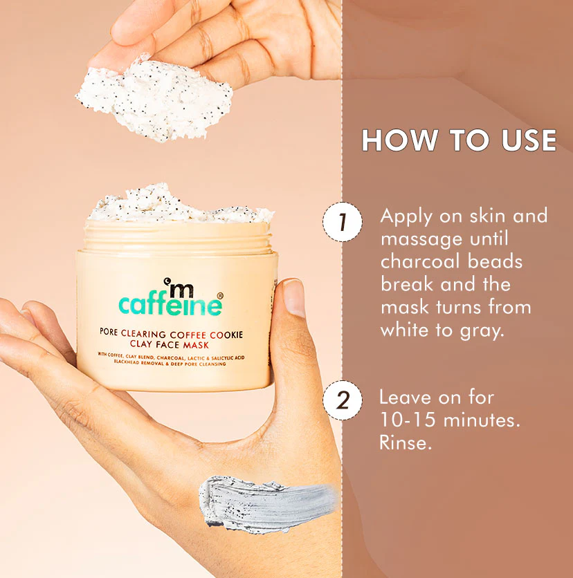 Pore Cleanse Coffee Cookie Detan Face Mask - 100gm - Image 9